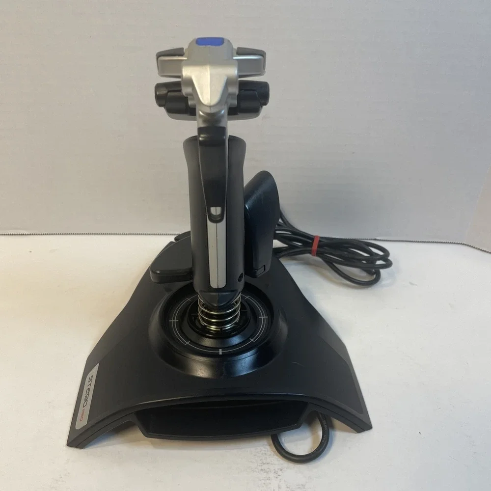 Saitek Joystick Black ST290 Pro Flight Stick Programmable USB‎ Gaming Controller